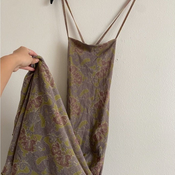 American Vintage Dresses & Skirts - Unique Vintage Dragon Maxi Dress Tie Dress